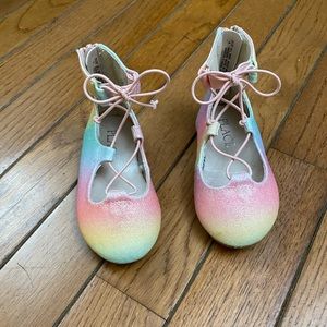 Children’s place rainbow flats
